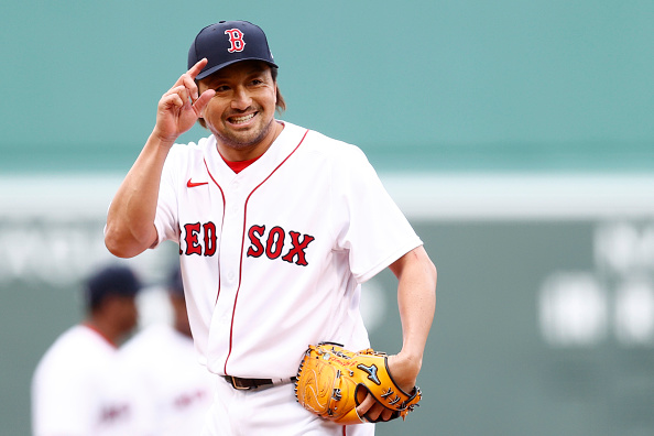 Hirokazu Sawamura tosses scoreless ninth inning in Red Sox debut; ‘For him to go out there and get his feet wet at the big-league level, that was fun to watch,’ Alex Cora says