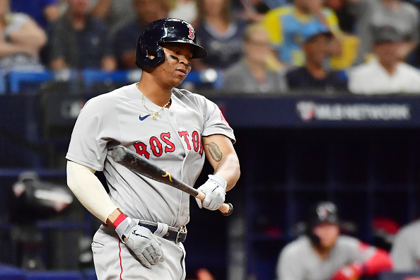 Red Sox' Rafael Devers dealing with right forearm discomfort, per